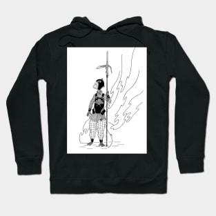 Private soldier of mouse Rebel Army. Hoodie